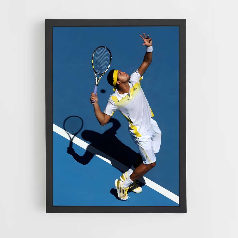 Poster tsonga Célébration – affiche Tennis (vue 2)